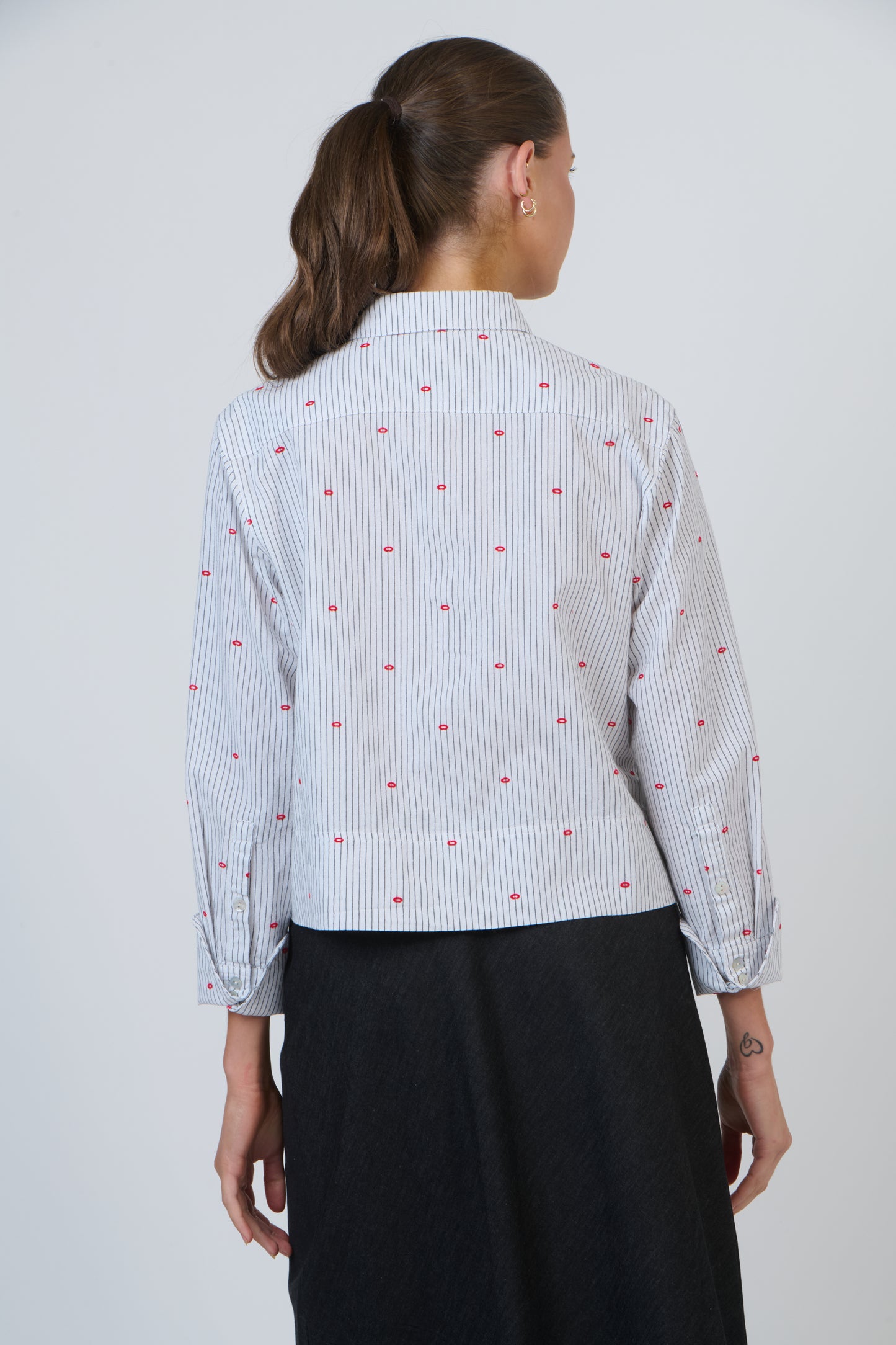 Naturals by O & J GA546 Ladies Shirt in Hot Lips