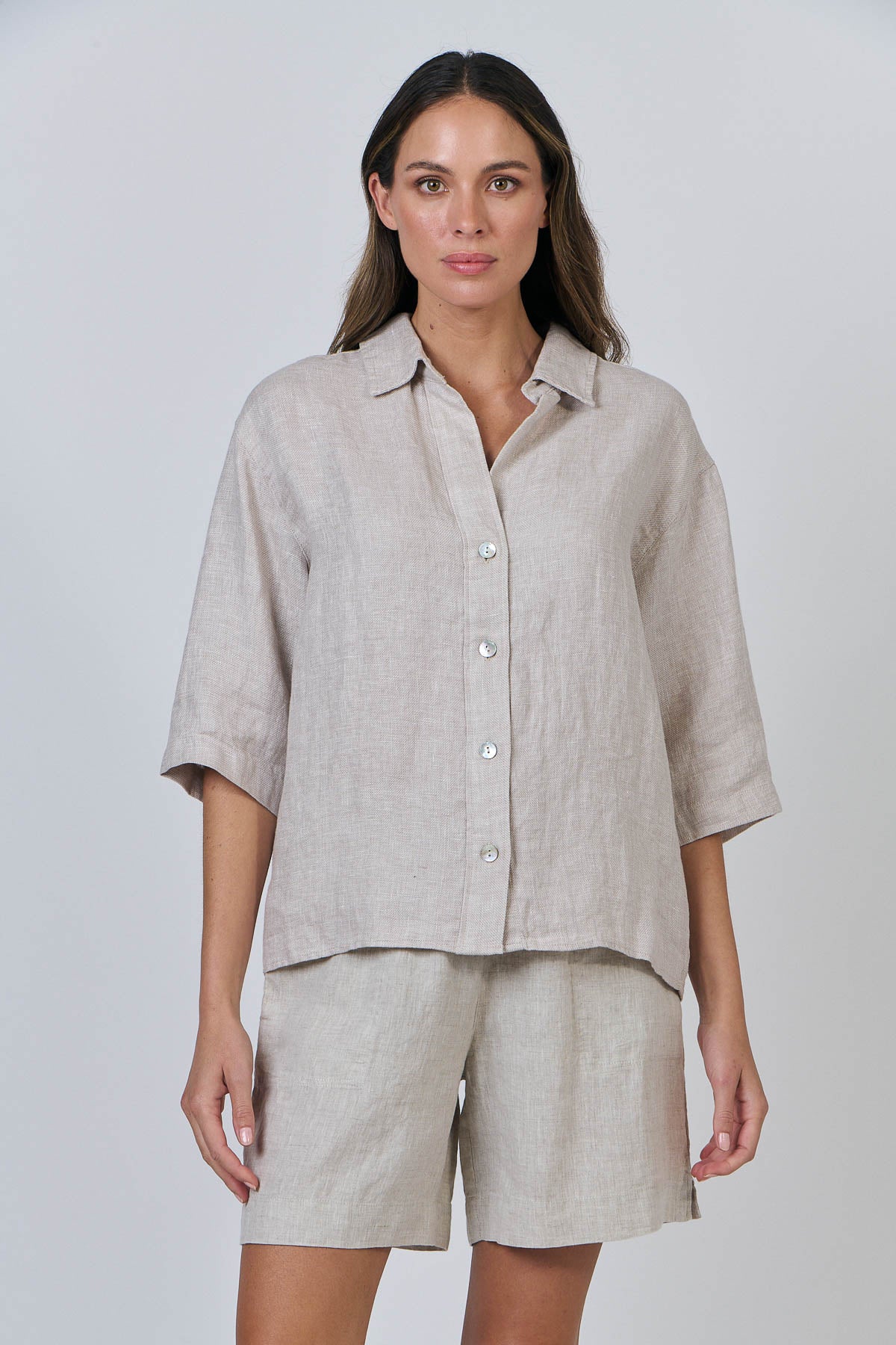 Naturals by O & J GA596 Blouse - Dune