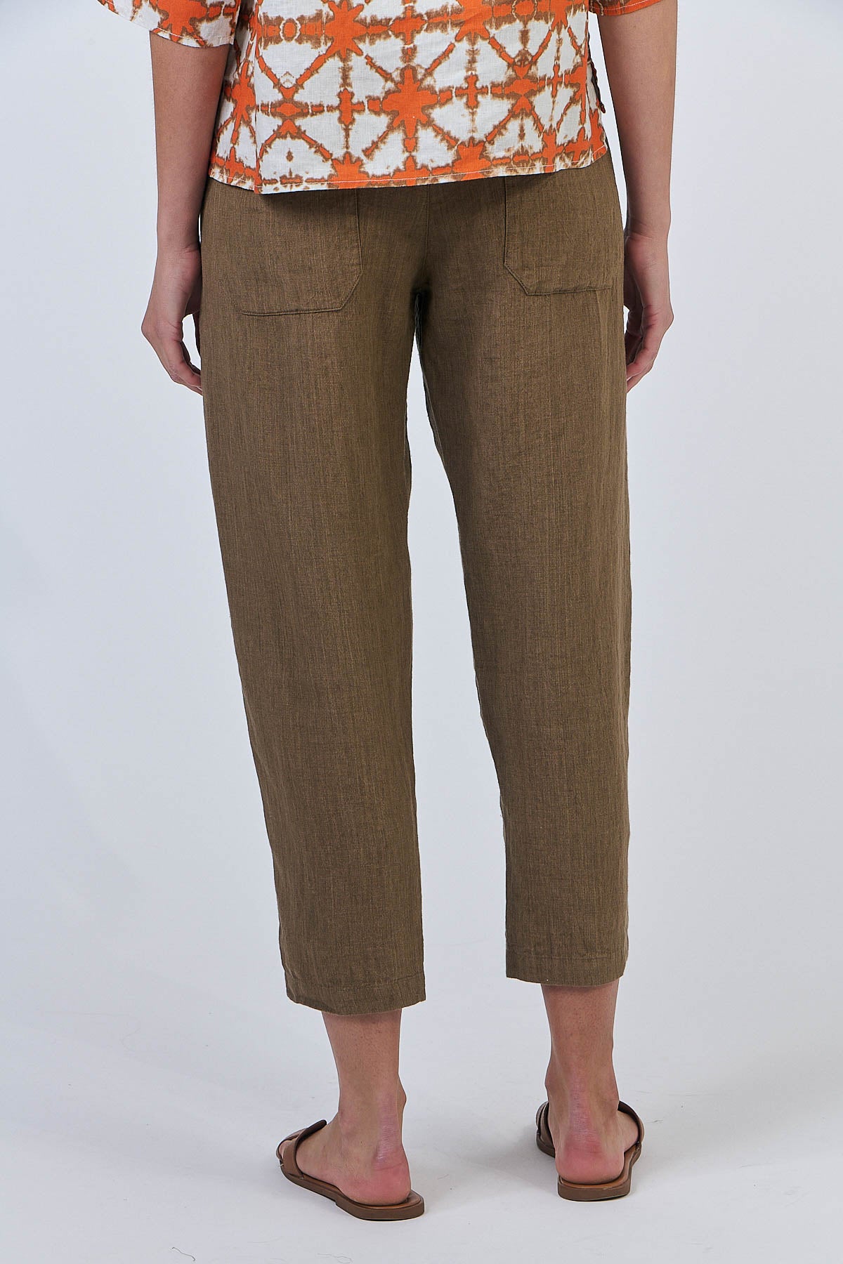 Naturals by O & J GA619 Cropped Pant Tobacco