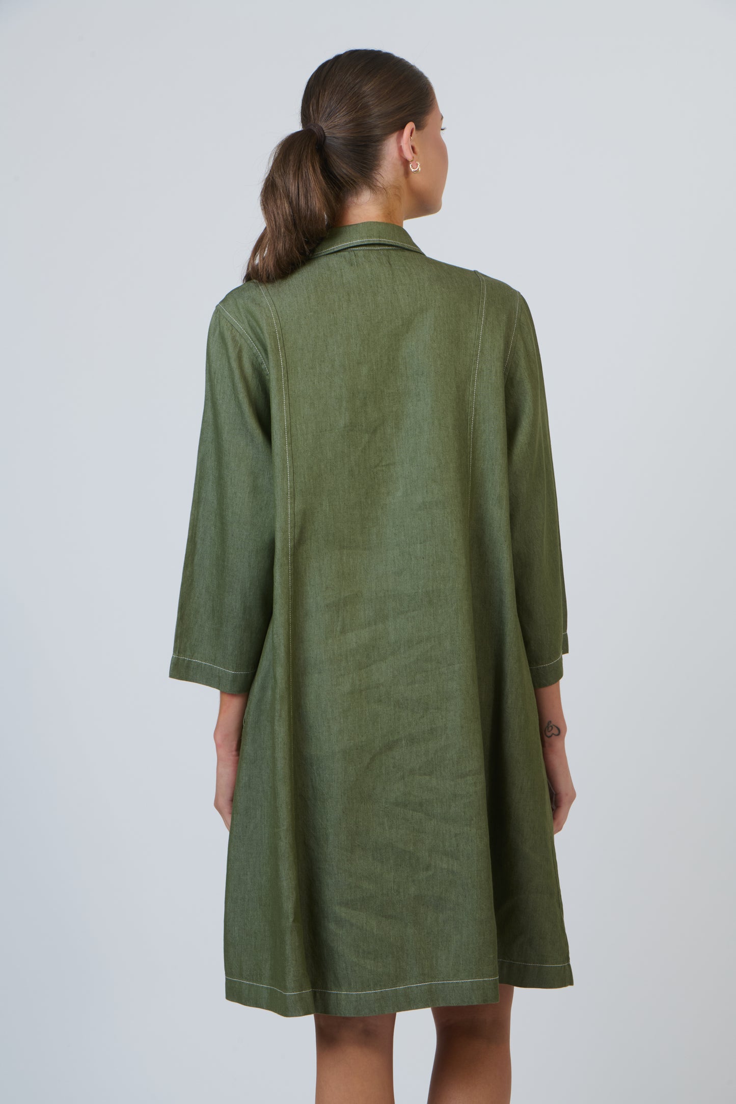 Naturals by O & J GA664 Dress in Bayleaf