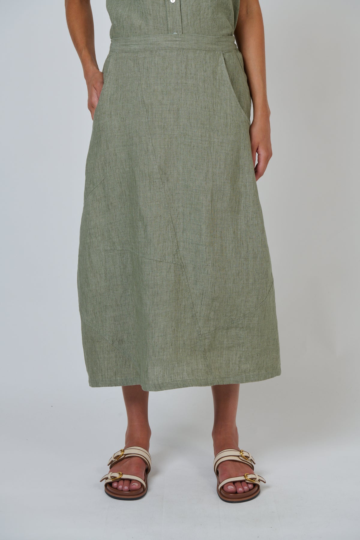 Naturals by O & J - June Linen Skirt