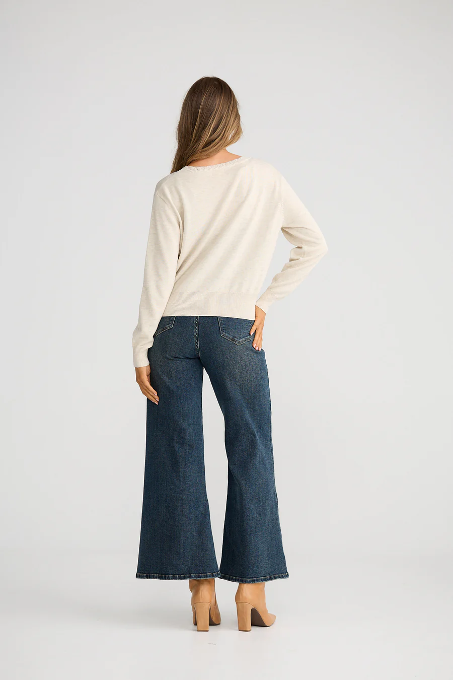 Talisman Charlotte Cardi in Chalk