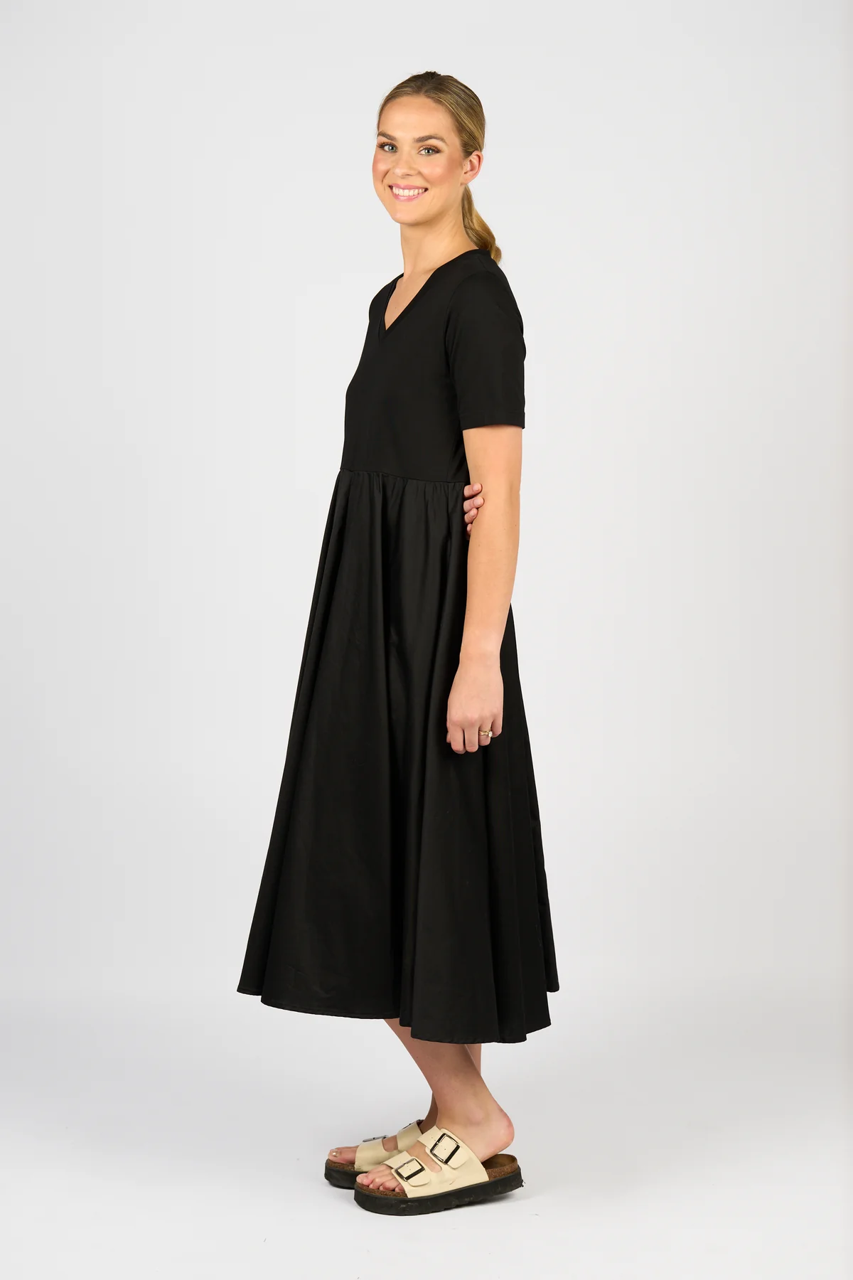 Vassalli T-Shirt Dress Black