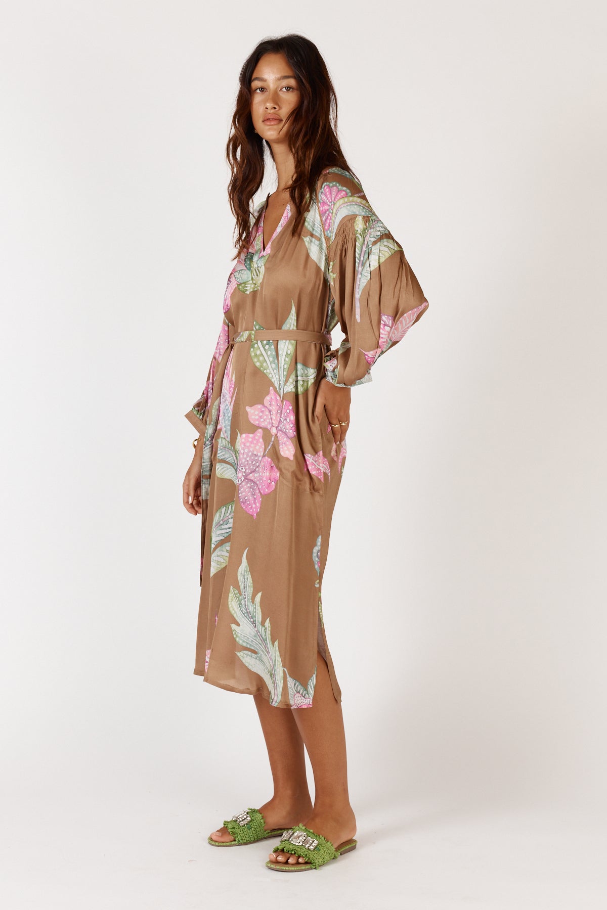 Ruby Yaya Ubud Maxi Dress in Mocha