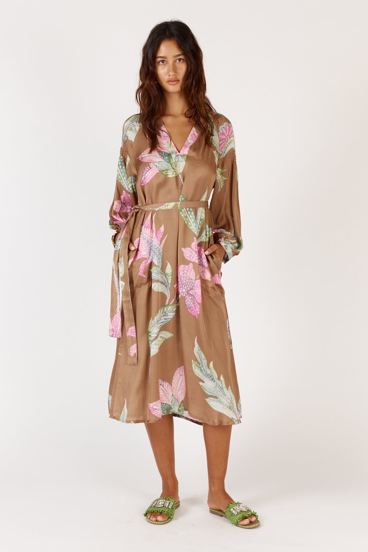 Ruby Yaya Ubud Maxi Dress in Mocha