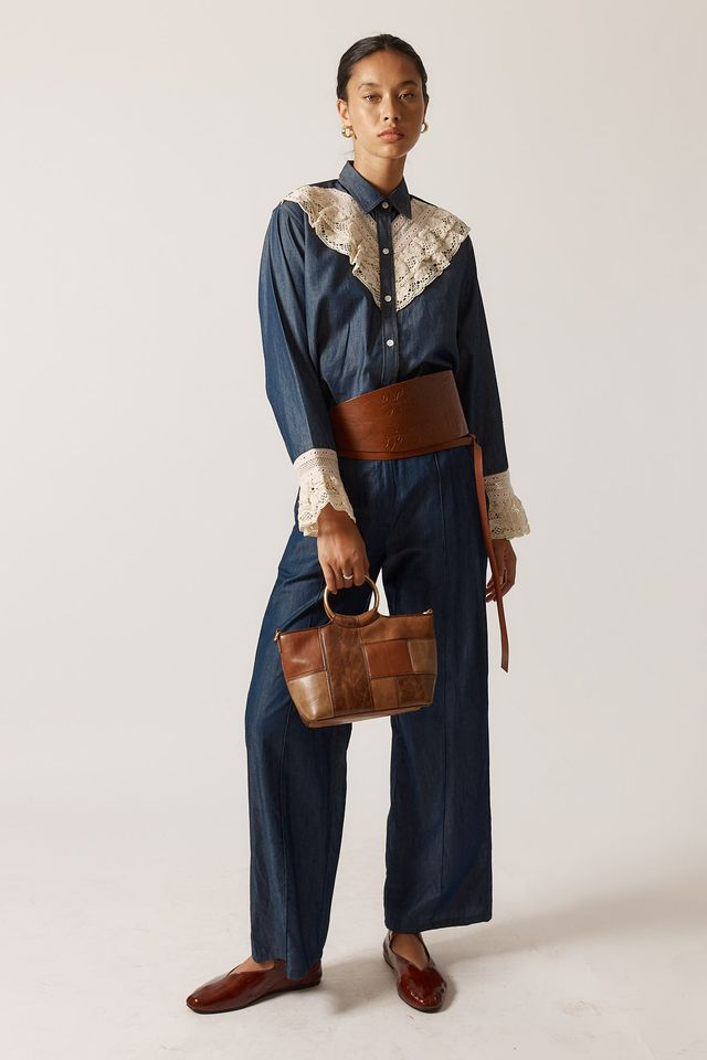 Ruby Yaya Annie Get Your Gun Shirt - Denim