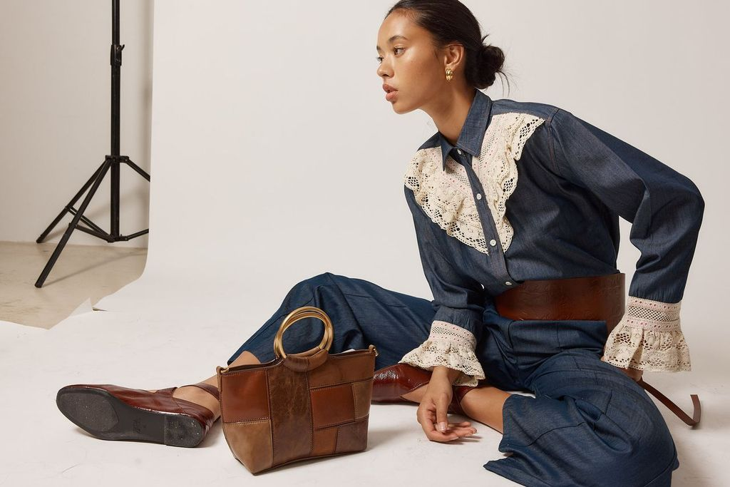 Ruby Yaya Annie Get Your Gun Shirt - Denim