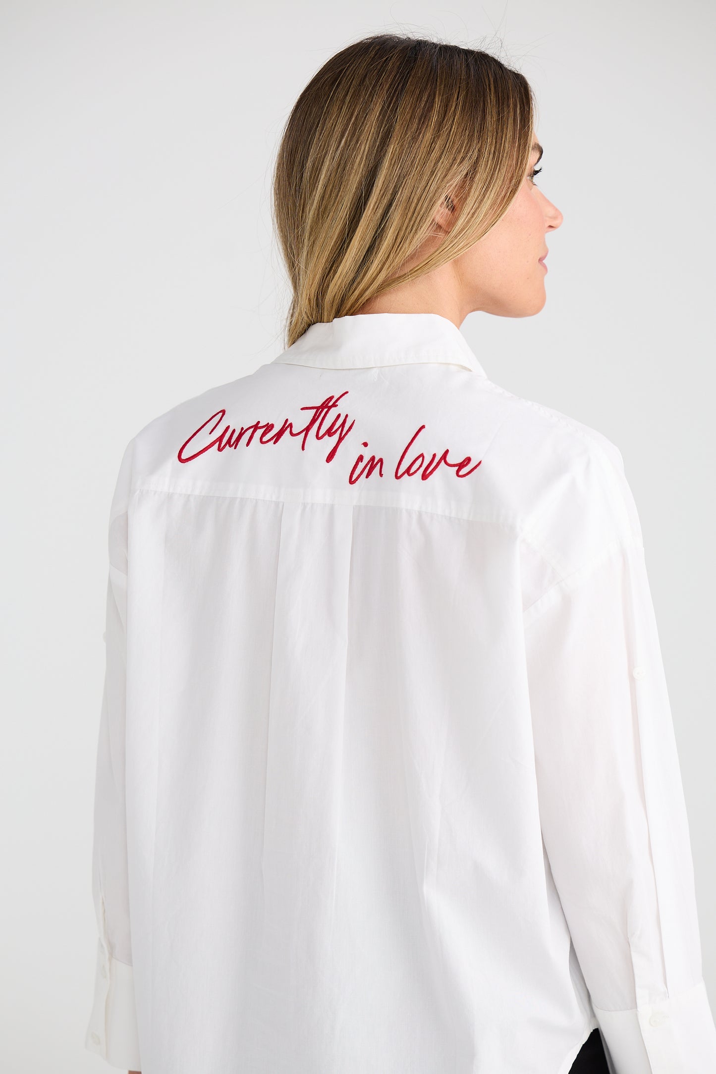 Brave & True Thea Shirt | White in Love