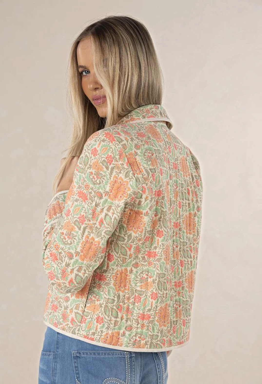 Humidity Bonnie Jacket in Citrus Print