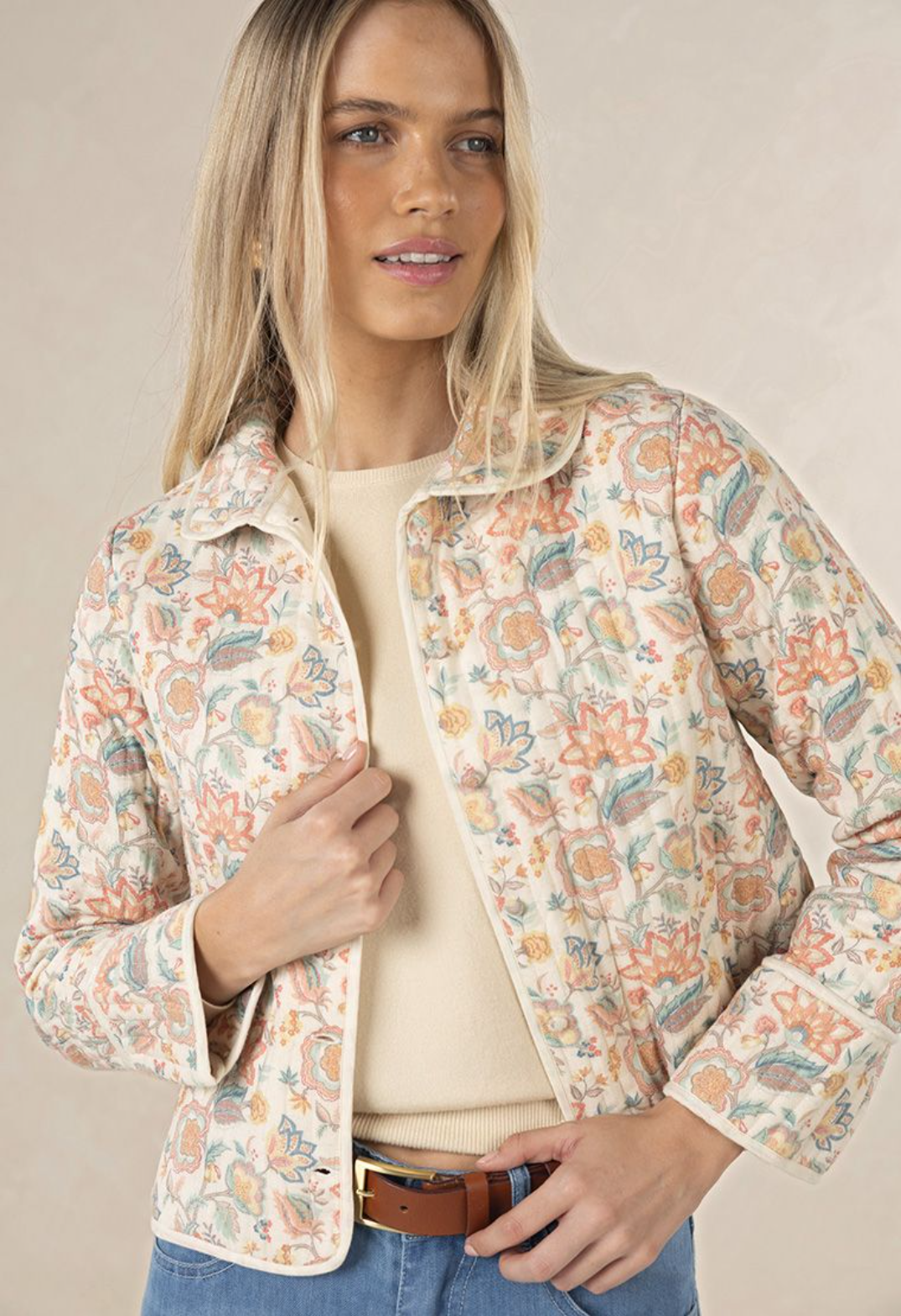 Humidity Bonnie Jacket in Citrus Print