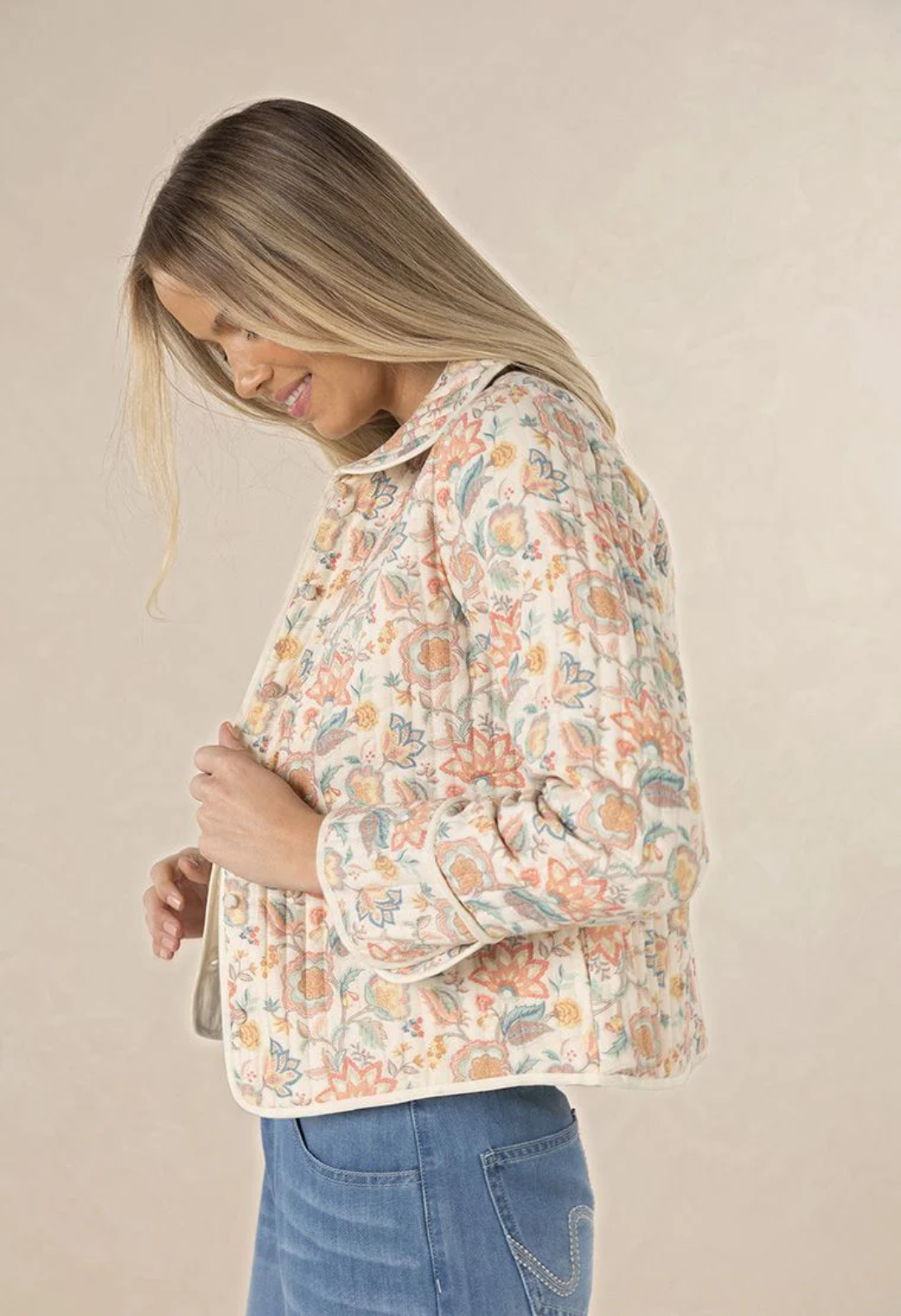 Humidity Bonnie Jacket in Citrus Print