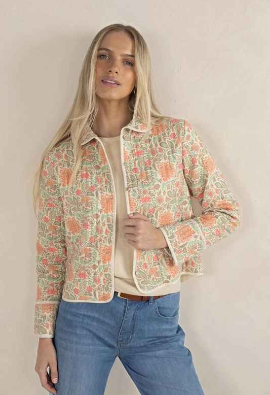 Humidity Bonnie Jacket in Citrus Print