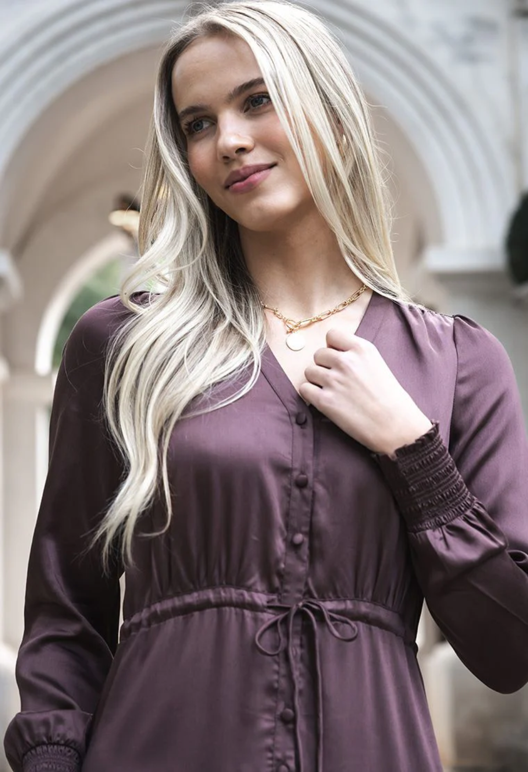 Humidity Celeste Dress in Cocoa