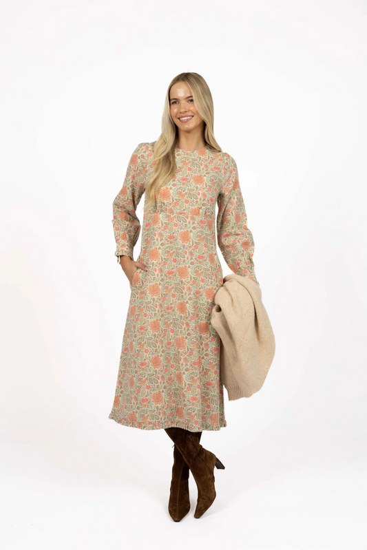 Humidity Florence Midi Dress in Citrus Print