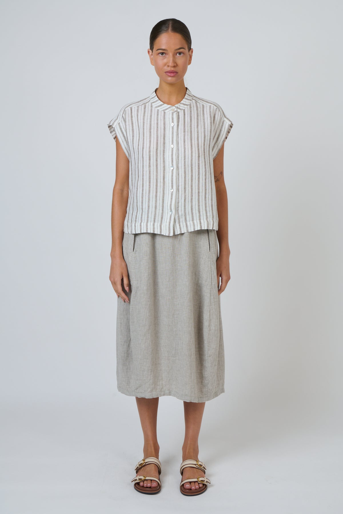 Naturals by O & J - Vera Linen Top