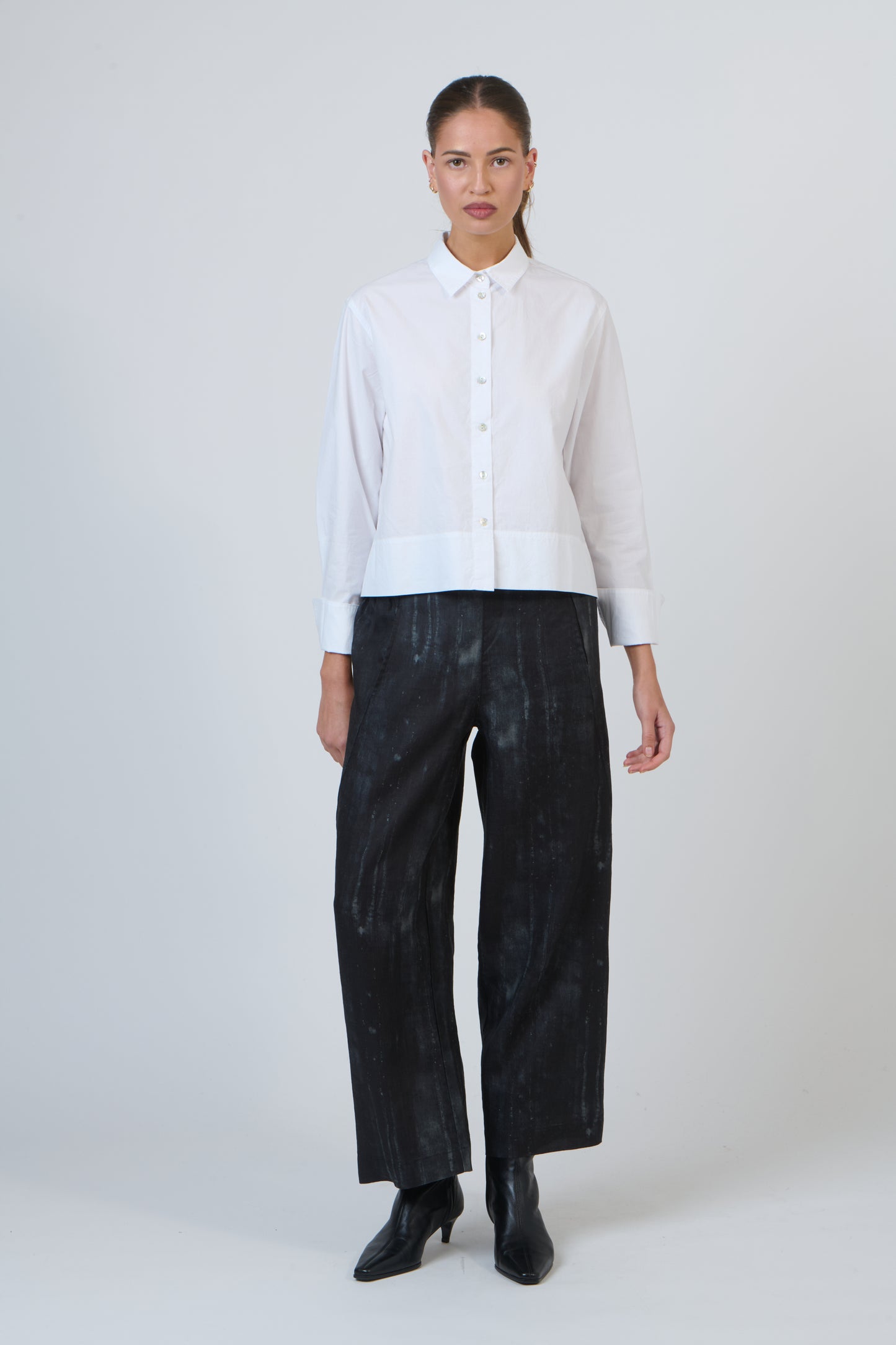 Naturals by O & J GA546 Ladies Shirt in White