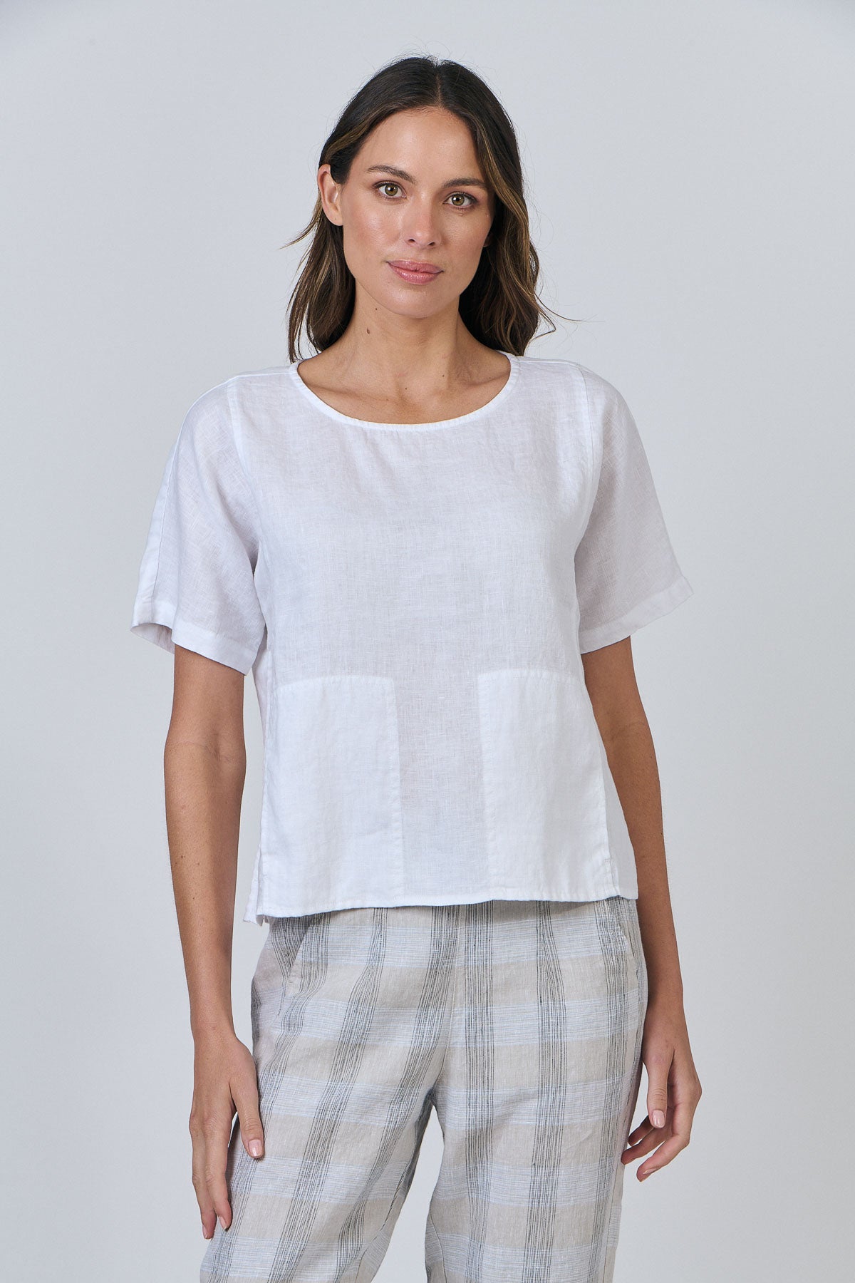 Naturals by O & J GA587 Top - White