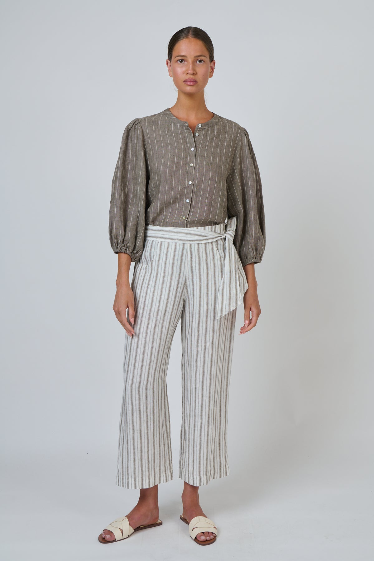 Naturals by O & J - Lucy Linen Top