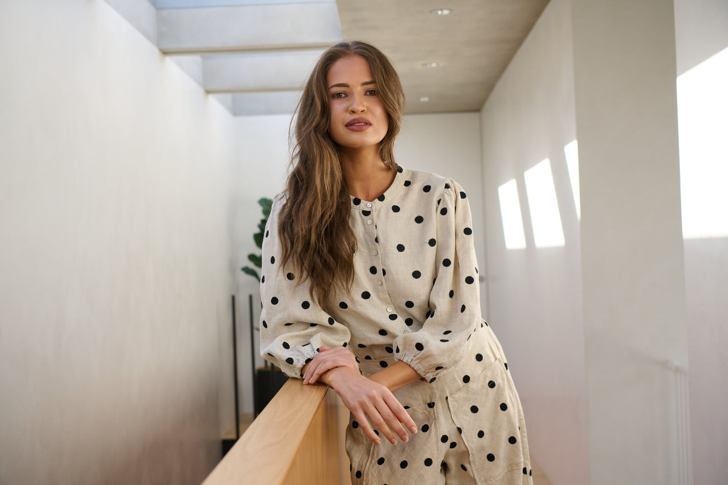 Naturals by O & J GA590 Ladies Top in Poppy Seed