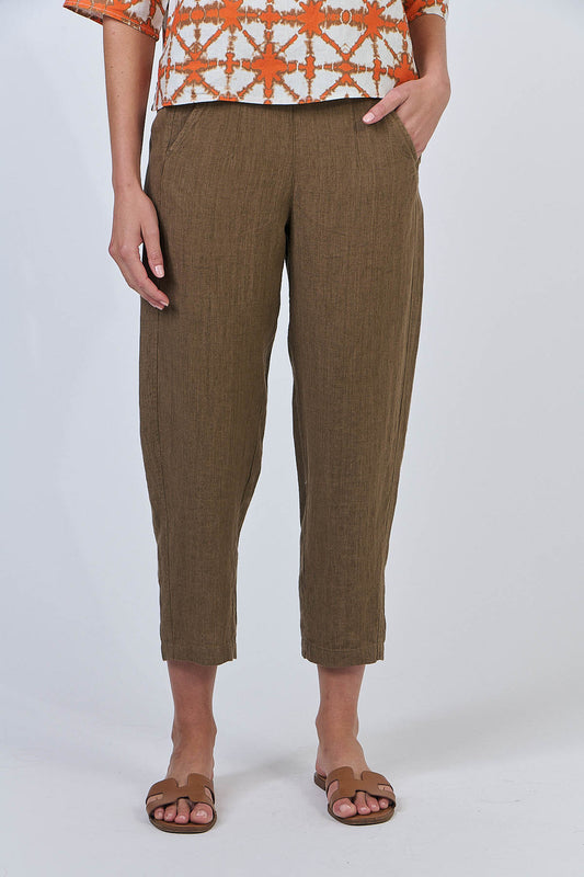 Naturals by O & J GA619 Cropped Pant Tobacco