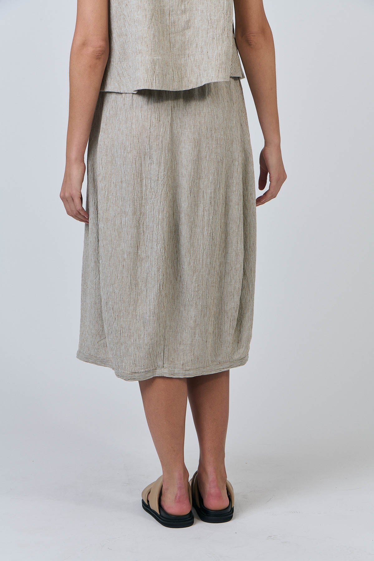 Naturals by O & J GA639 Linen Skirt in Blister