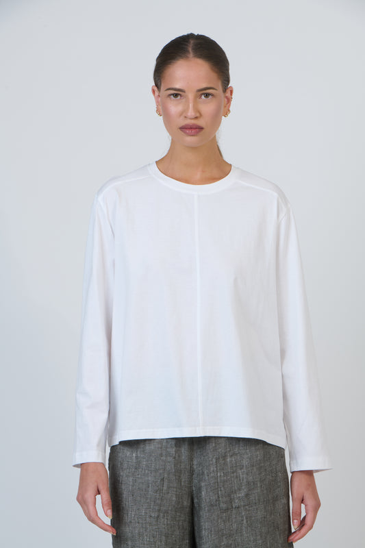 Naturals by O & J GA667 Ladies Top in White