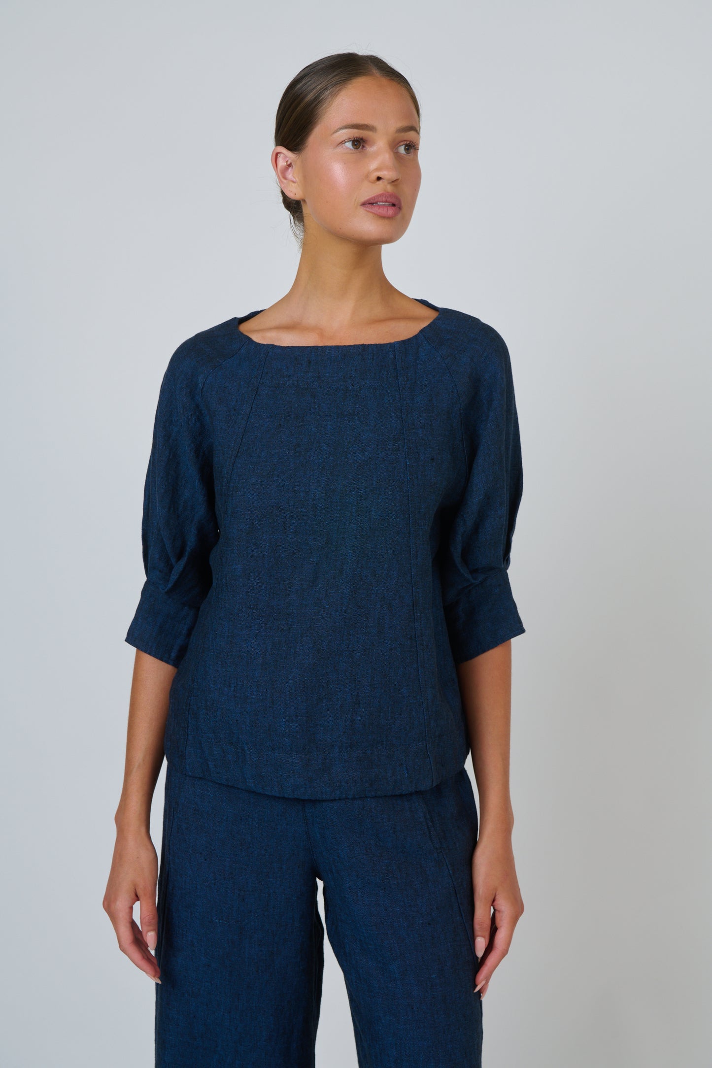Naturals by O & J - Lani Linen Top