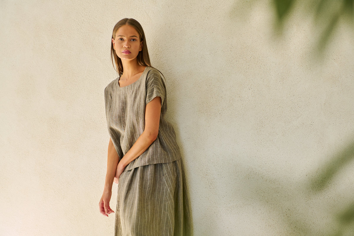Naturals by O & J - Nala Linen Top