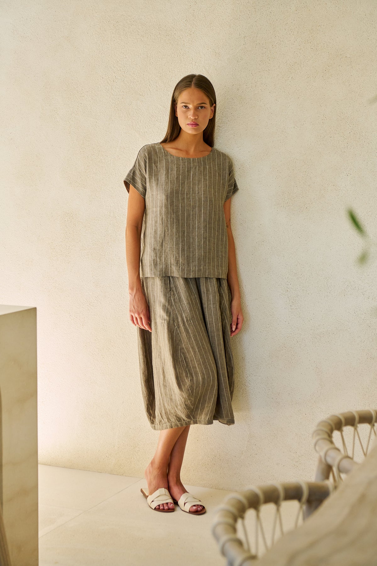 Naturals by O & J - Nala Linen Top