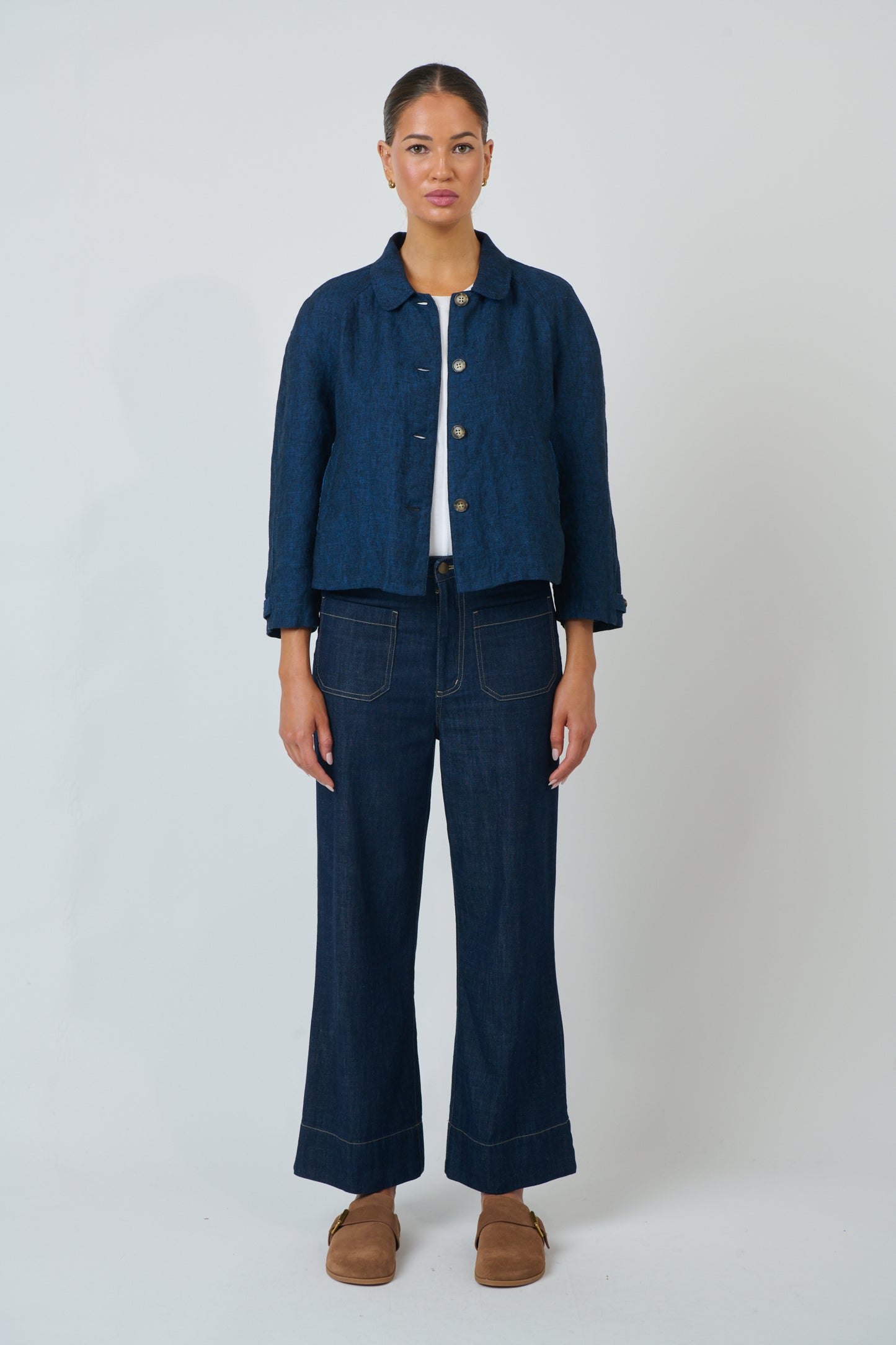 Naturals by O & J - Sophie Linen Jacket