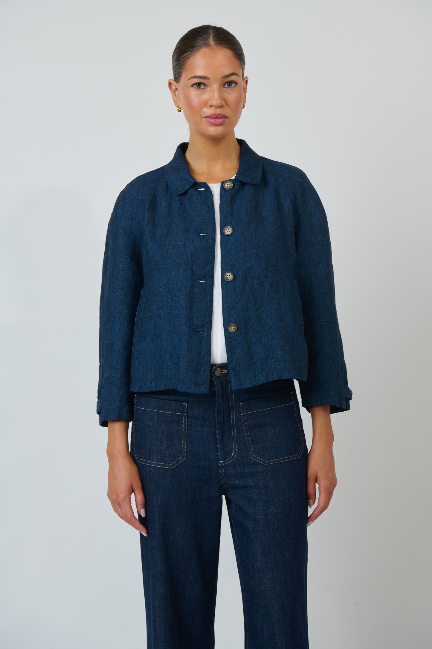 Naturals by O & J - Sophie Linen Jacket