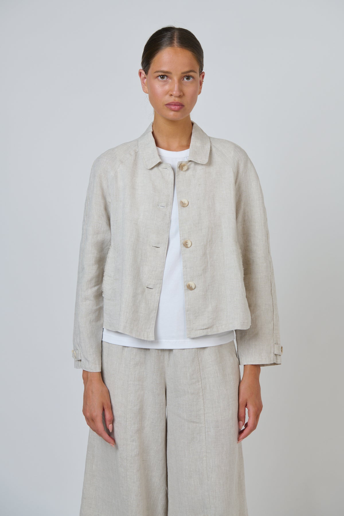 Naturals by O & J - Bel Linen Jacket