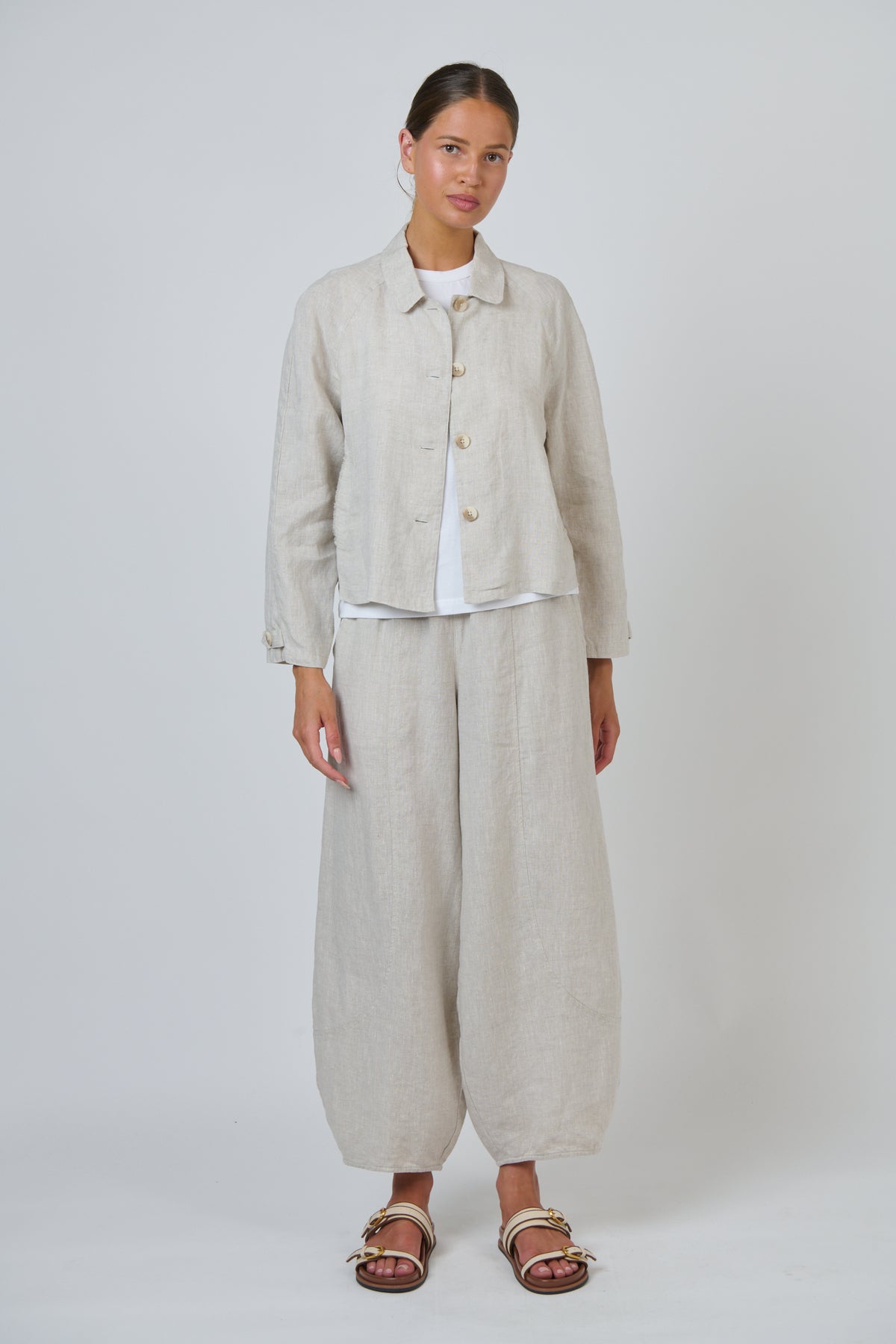Naturals by O & J - Bel Linen Jacket