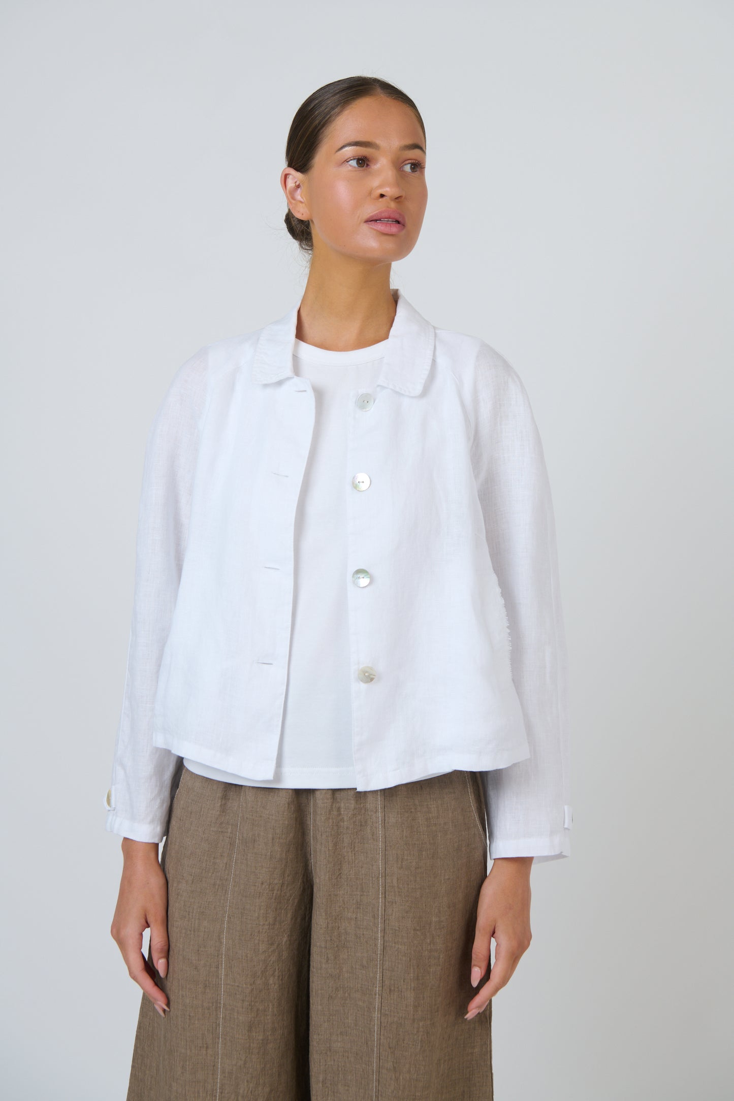 Naturals by O & J - Sophie Linen Jacket