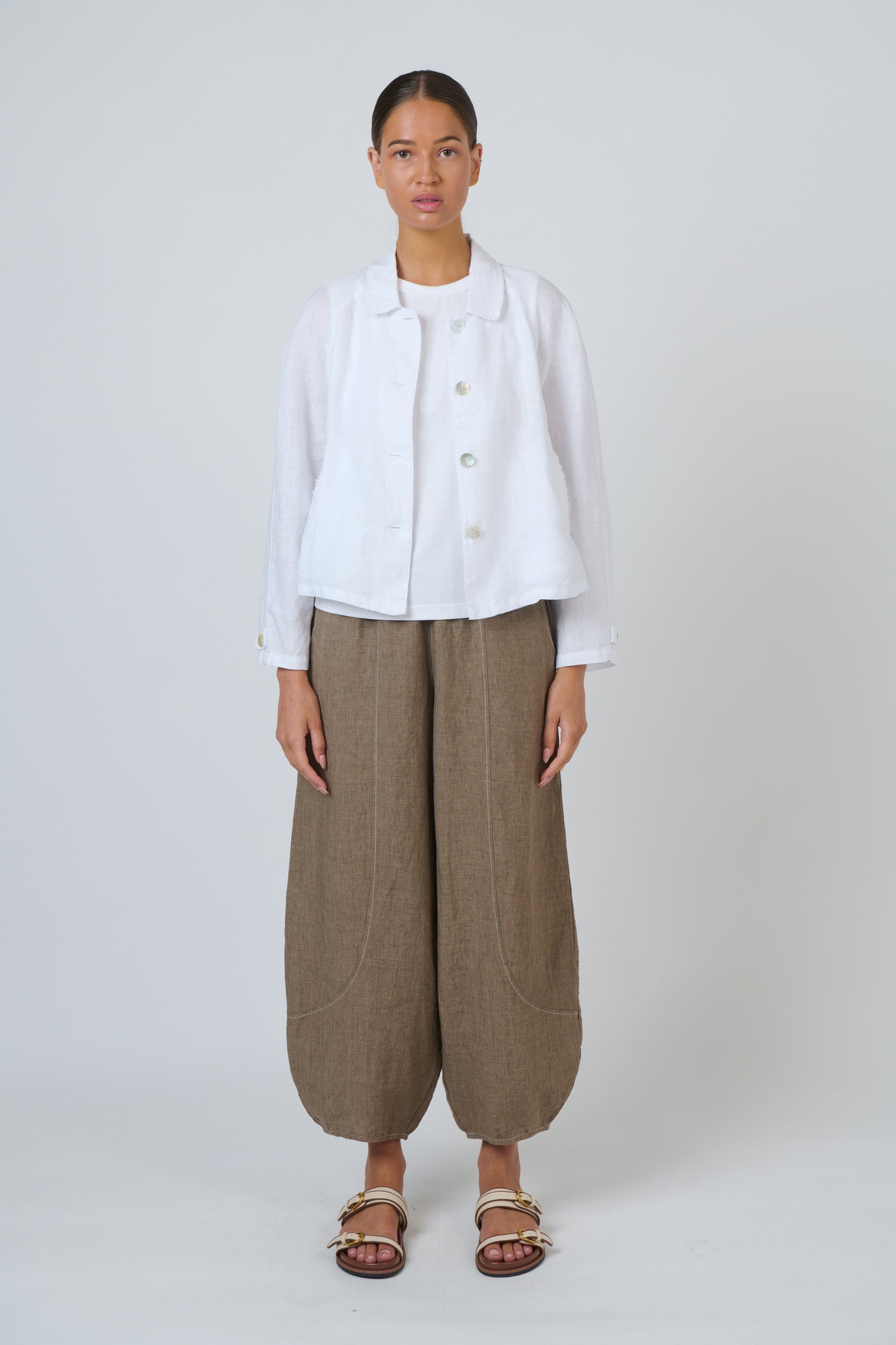 Naturals by O & J - Sophie Linen Jacket