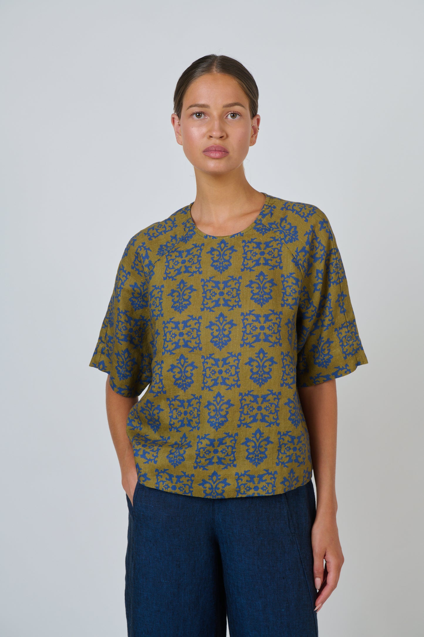 Naturals by O & J - Grace Linen Top