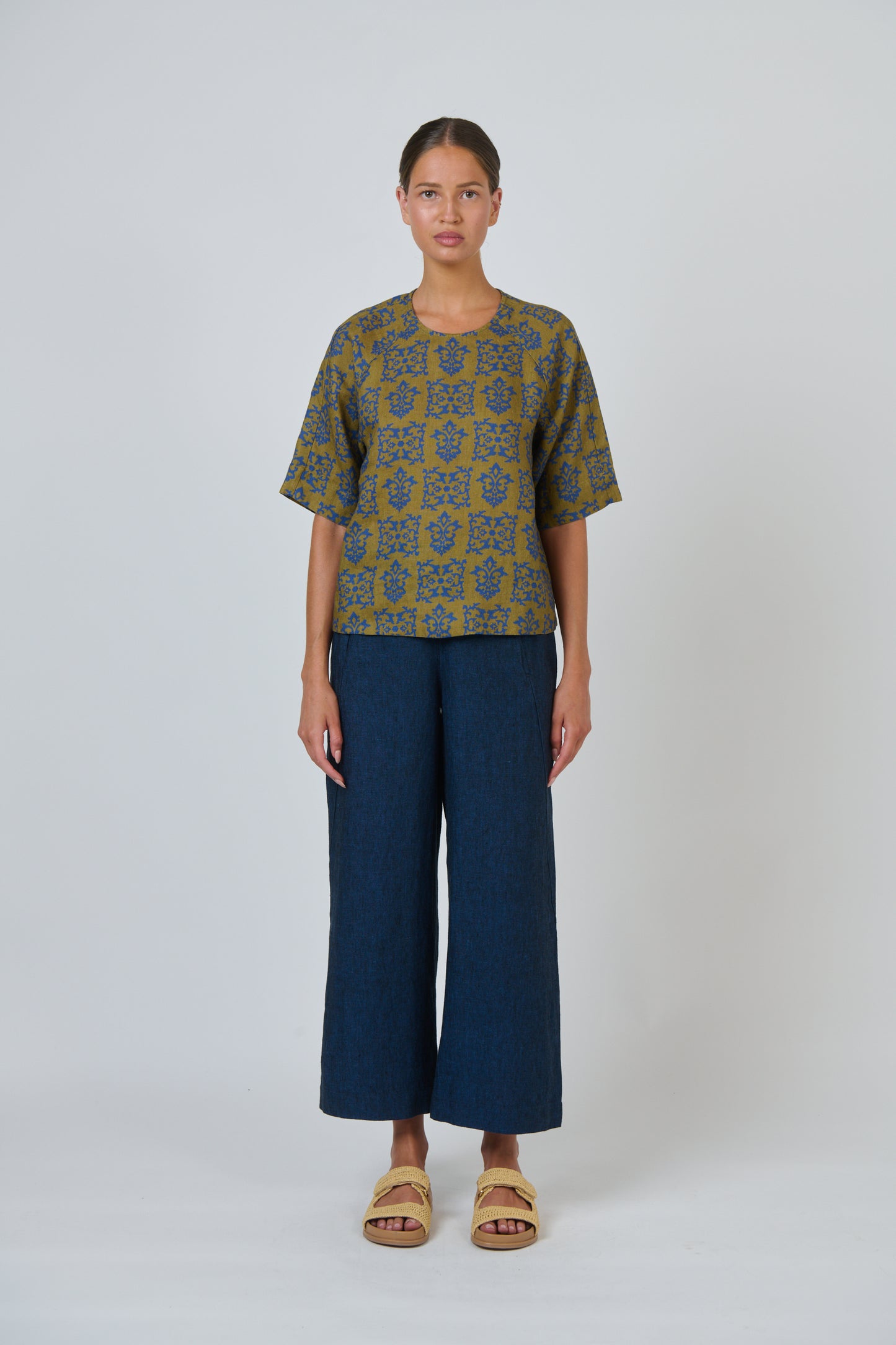 Naturals by O & J - Grace Linen Top