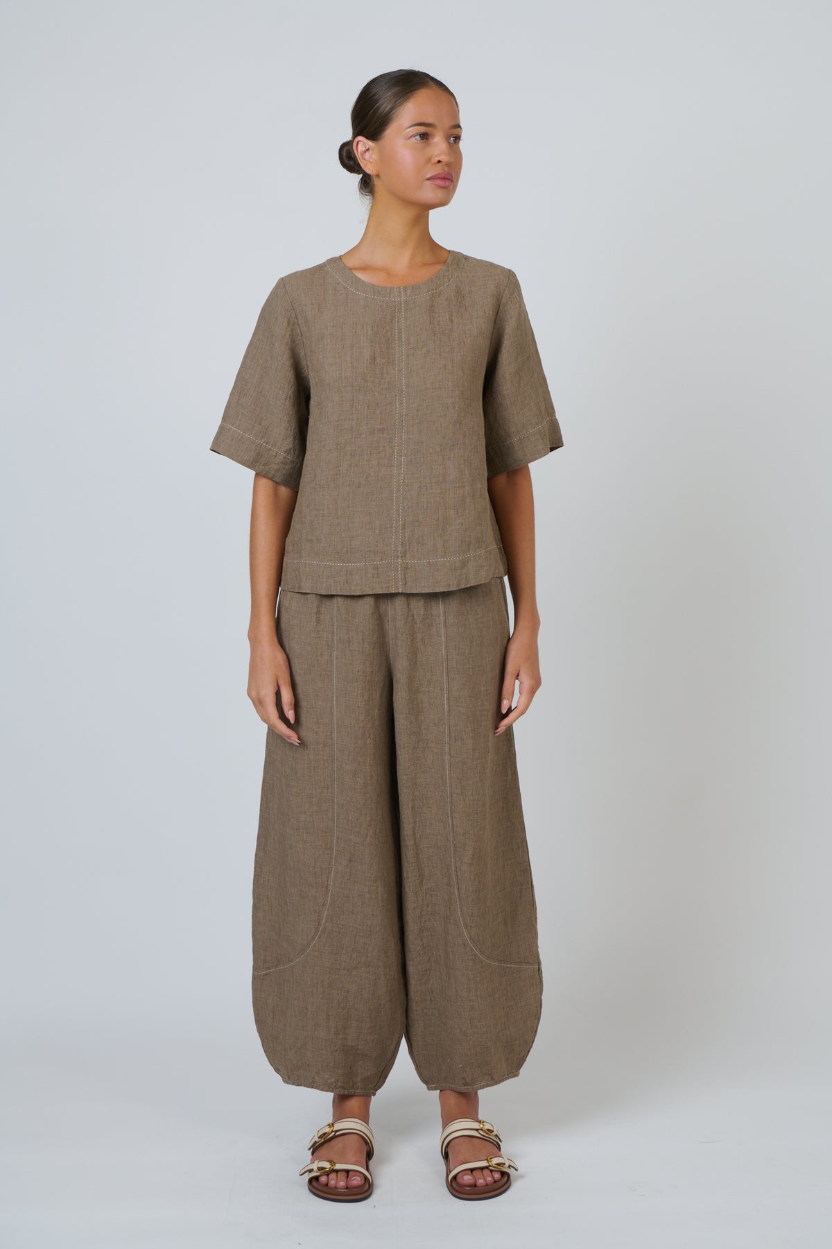 Naturals by O & J - Skye Linen Top