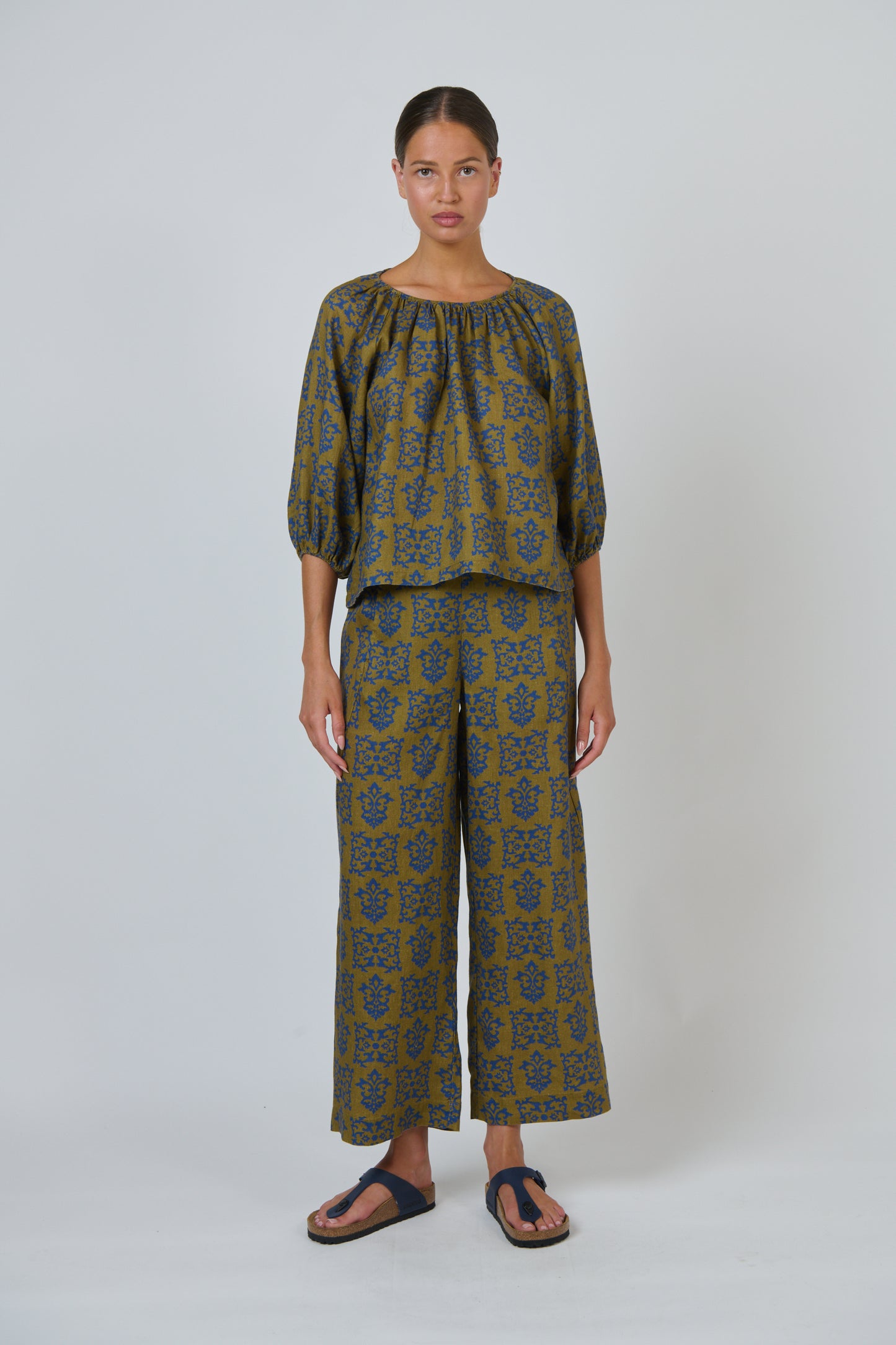 Naturals by O & J - Cleo Linen Pant