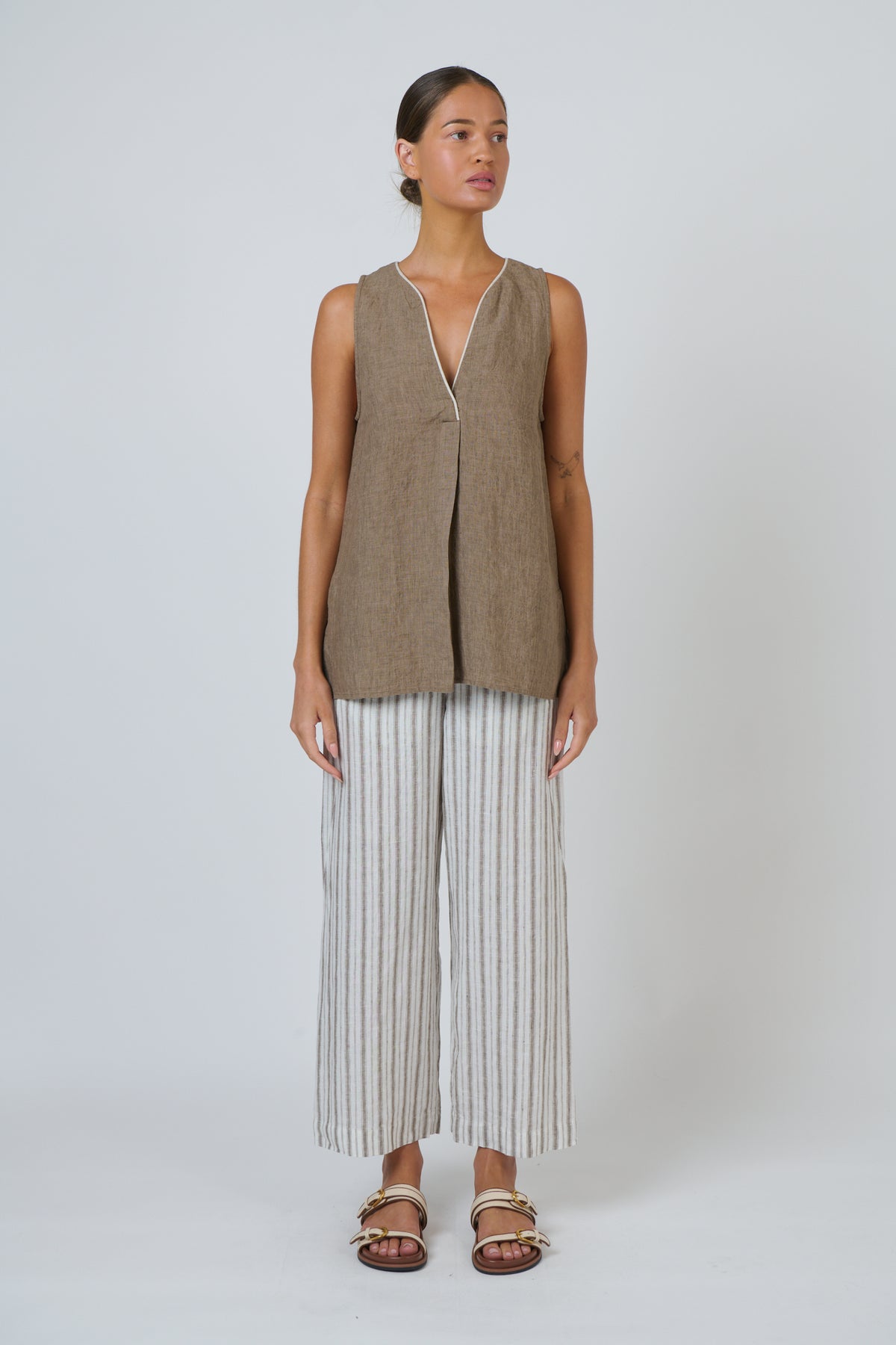 Naturals by O & J - Pippa Linen Top