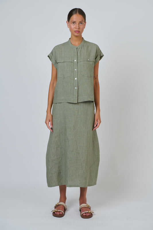 Naturals by O & J - June Linen Skirt