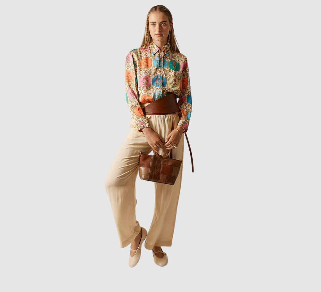 RubyYaya Marigold Shirt in Multi