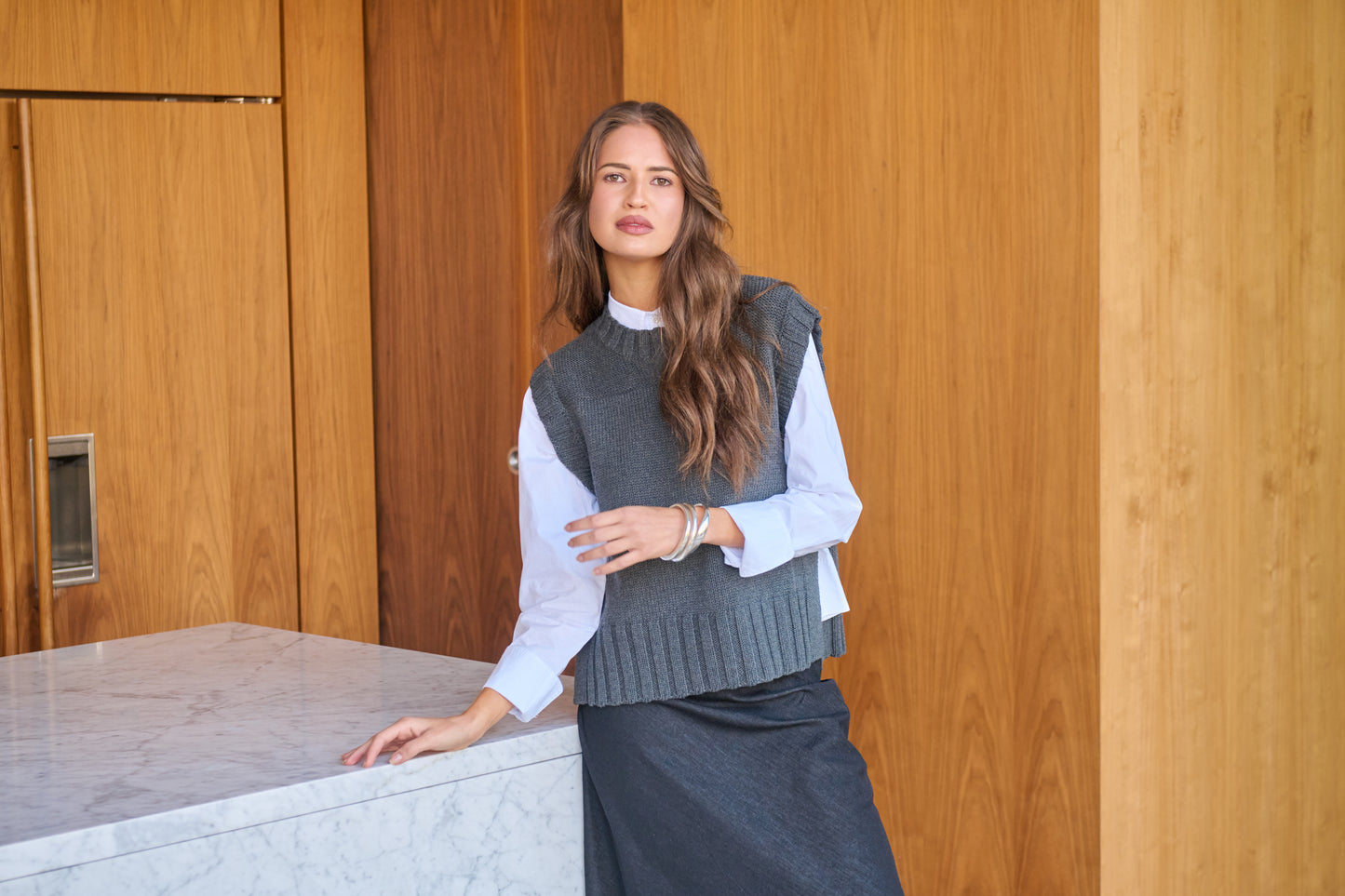 Naturals by O & J NATW53 Ladies Vest