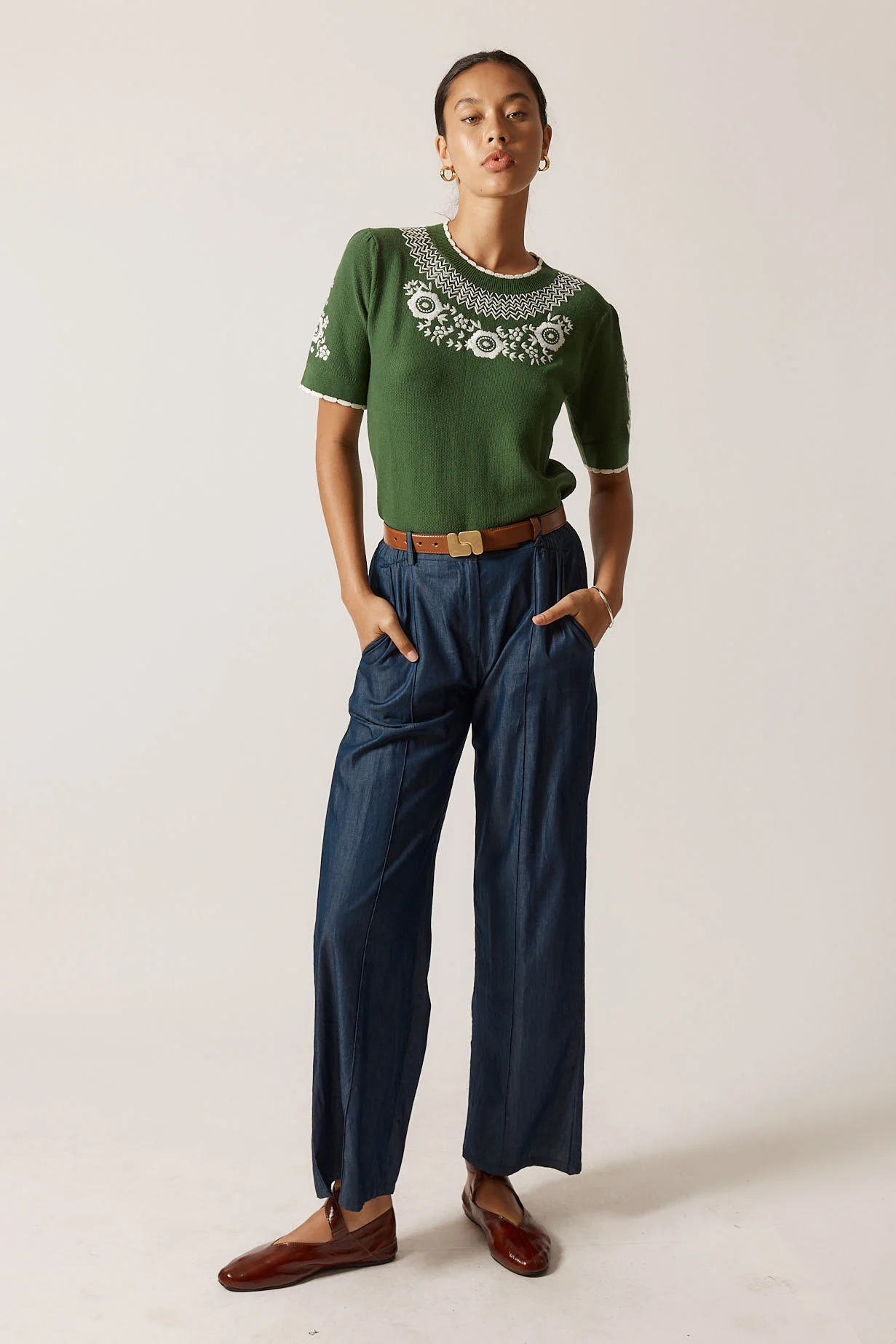 Ruby Yaya Ariel Sweater in Green