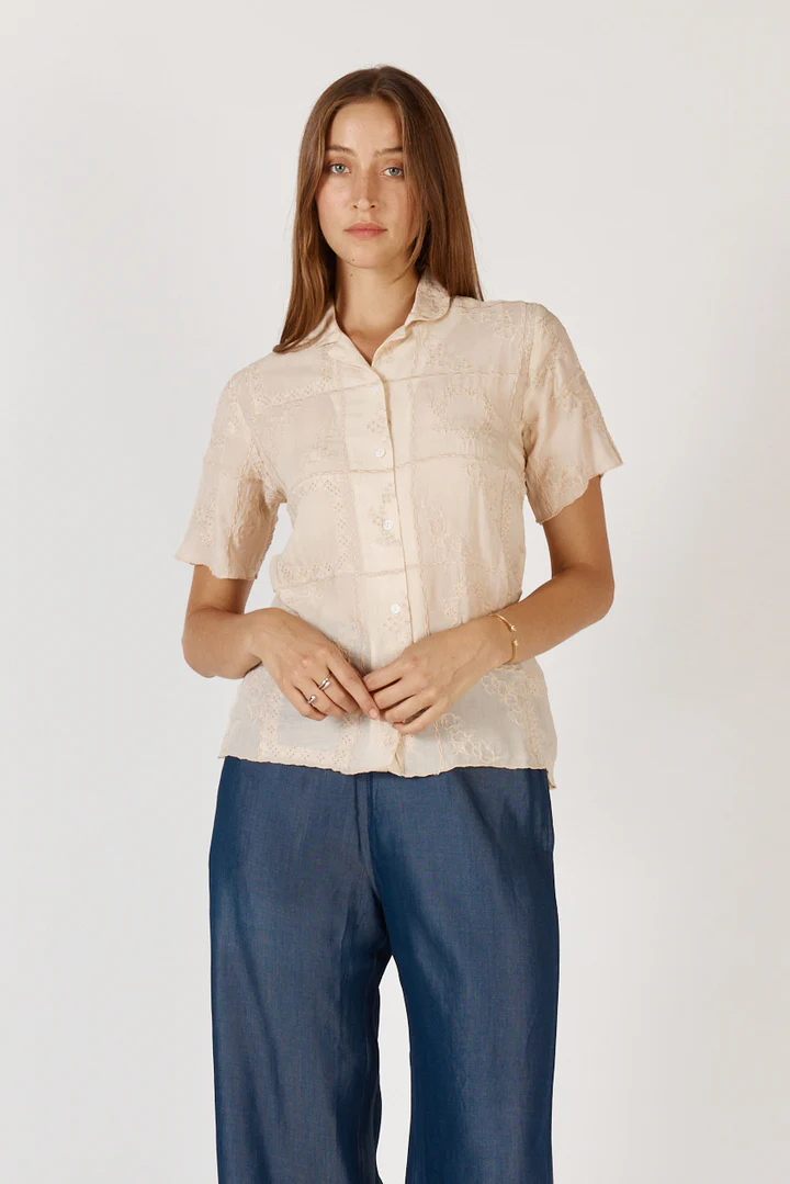Ruby Yaya Fletcher Shirt in Cream
