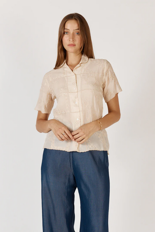 Ruby Yaya Fletcher Shirt in Cream