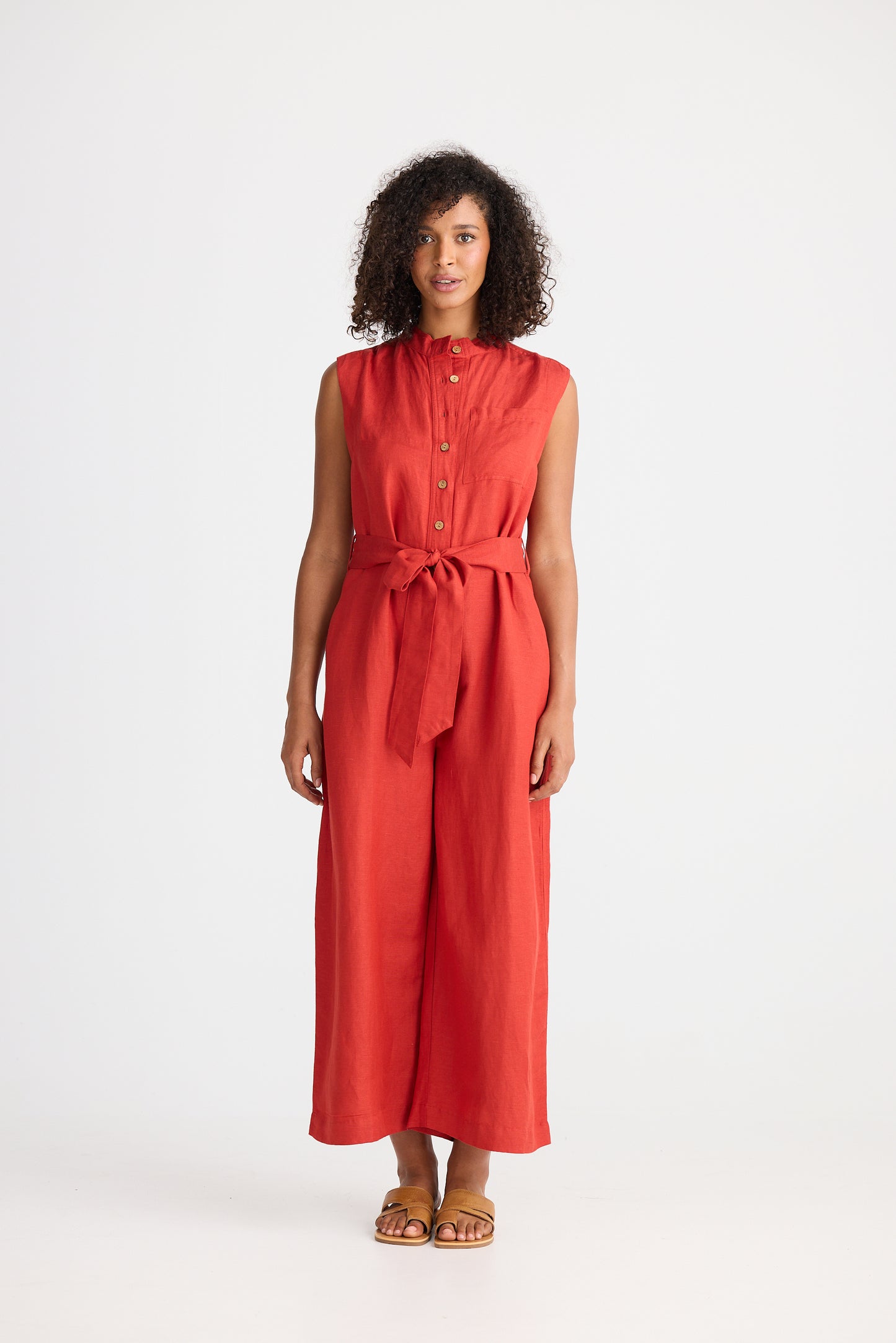 Shanty Isola Jumpsuit in Cherry