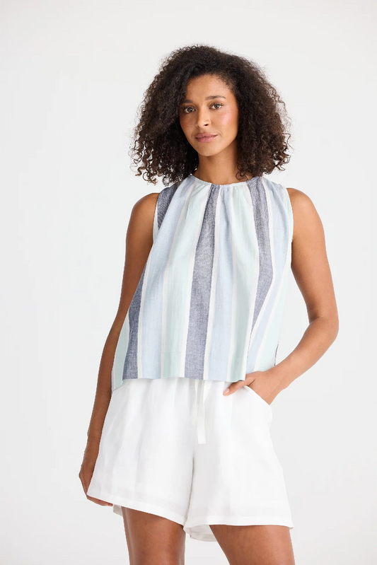 Shanty Keo Top in Tulip Stripe