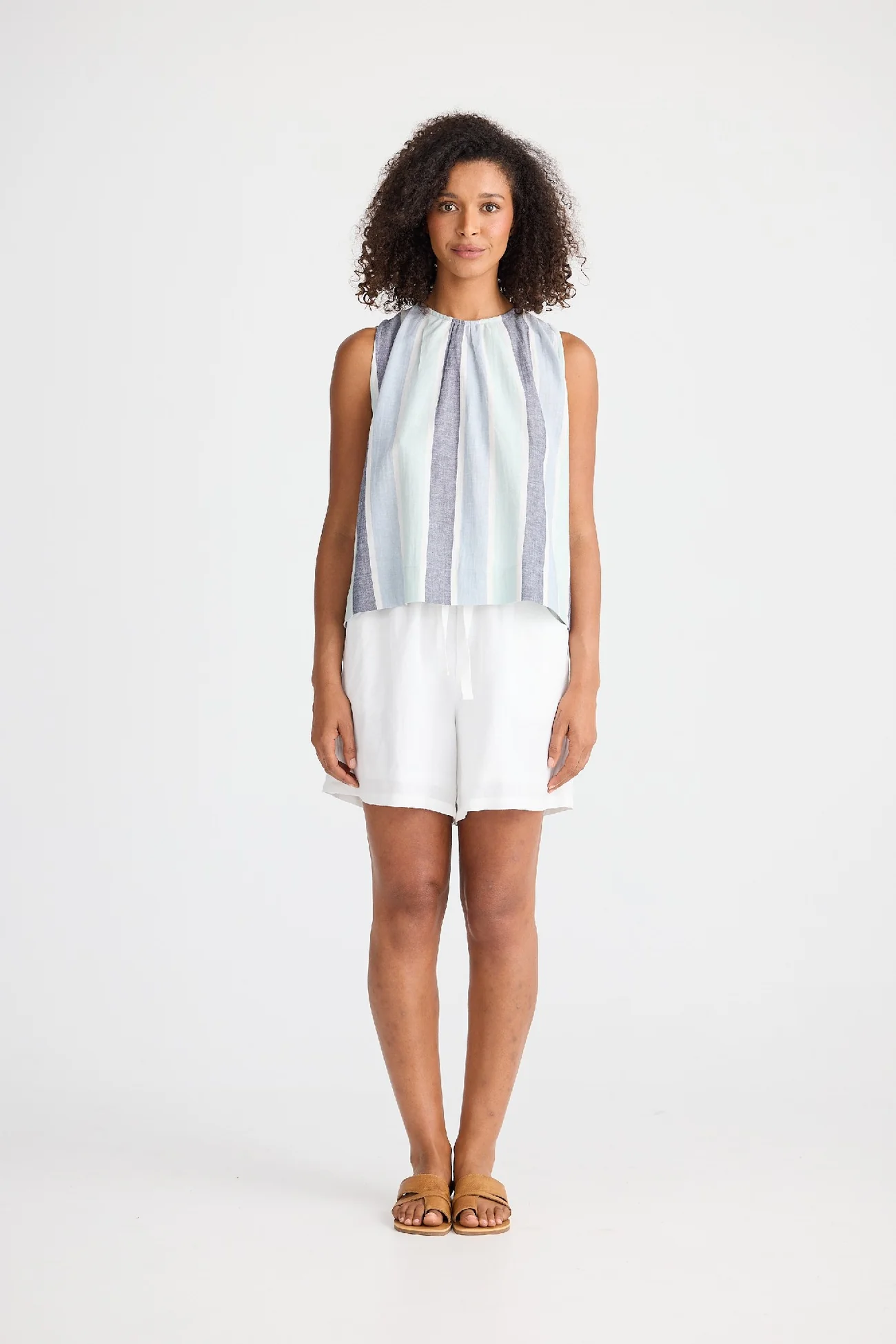 Shanty Keo Top in Tulip Stripe