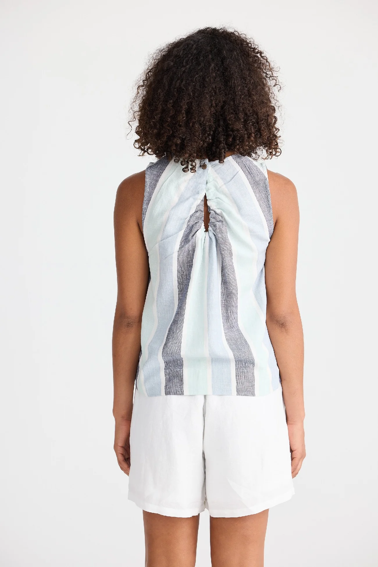 Shanty Keo Top in Tulip Stripe